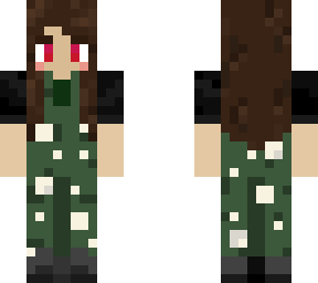 green mushroom overalls / evil peach