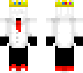 my skin/persona with technoblade's crown