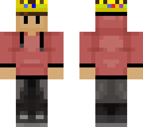 my skin with technoblade's crown