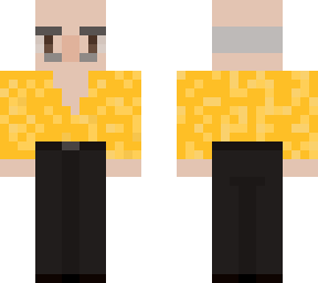 old man in shiny disco fit