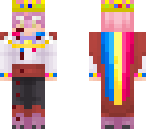 pan and demiromantic sad-ist technoblade w/ pan cape and cancer ribbon