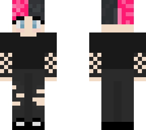 pink and black