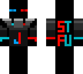 red and blue enderman