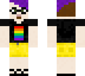 summer purple androgynous