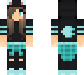 very cool blue girl