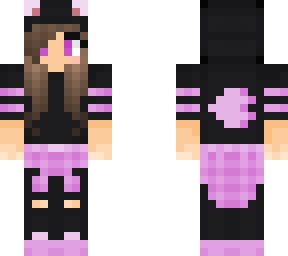 very cool purple girl