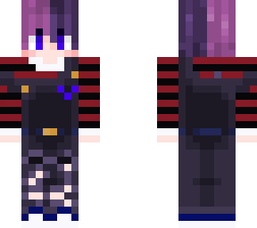 both pink and purple hair