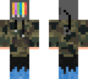 camo tv head