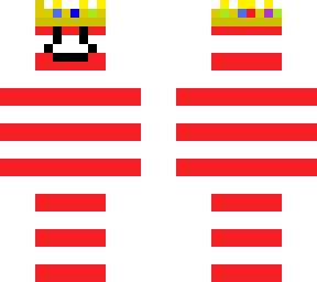 candy cane techno crown