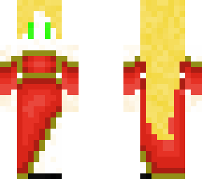 cute wizard girl (red dress)