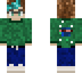 dyed fringe green top space