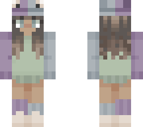 frog girl (blue/purple)