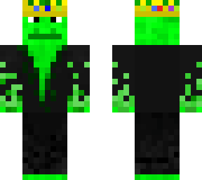 greenwiener with technoblade crown