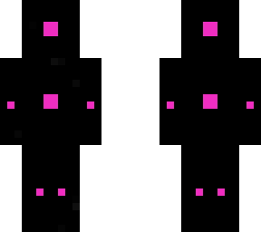 pink dot on black