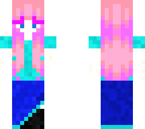 pink hair girl