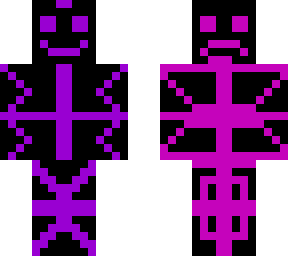 purple and pink
