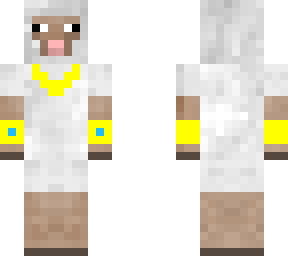 sheep with chains