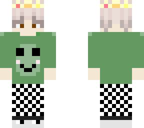 short blonde haired human with crown
