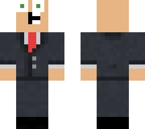 that pumpkin noob youtube skin (prisoner/suit)