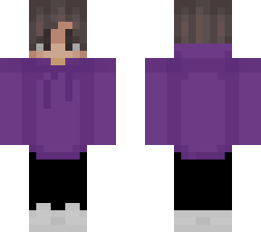 casual purple hoodie