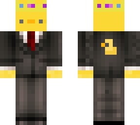 duck in suit with crown