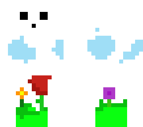 ghost cloud grass thing