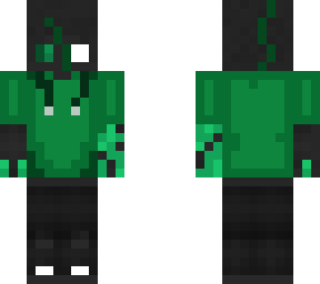 green corrupted man