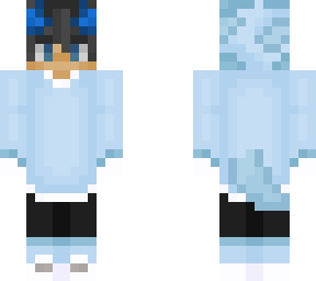 hoodie axolote blue boy