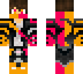 orange+pink boy