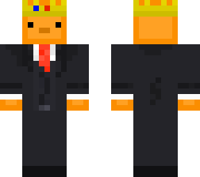 orange suit crown