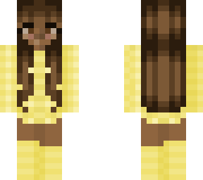 pastel/banana baby yellow plaid dress+socks