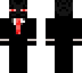red fancy enderman