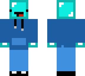 skeppy blue hoodie and jeans