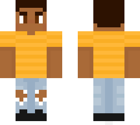 striped yellowy orange shirt