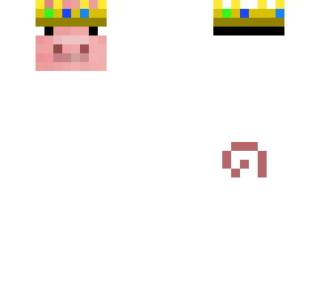 technoblade mask, crown, and tail