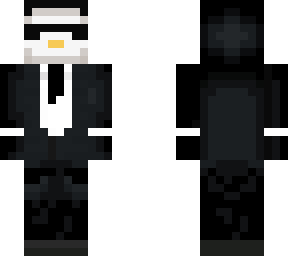 another penguin in black