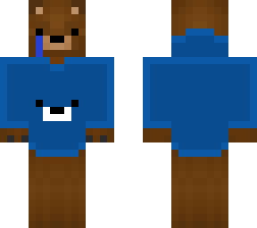 bear in blue hoodie (sad verision)