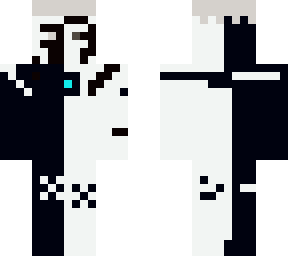 black and white armor