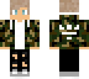 blonde camo boy