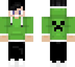 creeper hoodie with headphone(green)