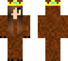 crowned brown bear