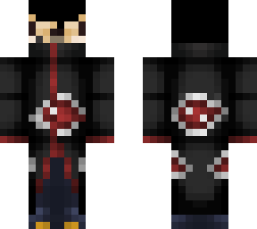 danonincraft skin akatsuki