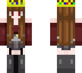 first skin but with technoblade's crown
