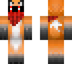 fox with bandana and scar mask