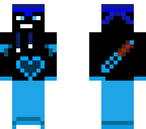 hoodie sword and heart guy