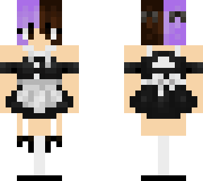 my main in a maid dress