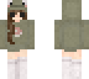 my skin in frog outfit