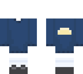 navyblue lemon sweater