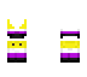 nonbinary pride swimsuit