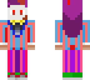 pogo pelo largo mecha roja